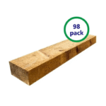 Pack de 98 mini traverses de bois traitées UC3 | L: 1,2 m – Image 4