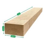 40 x Traverses de bois | 1.2m x 200mm x 100mm – Image 2